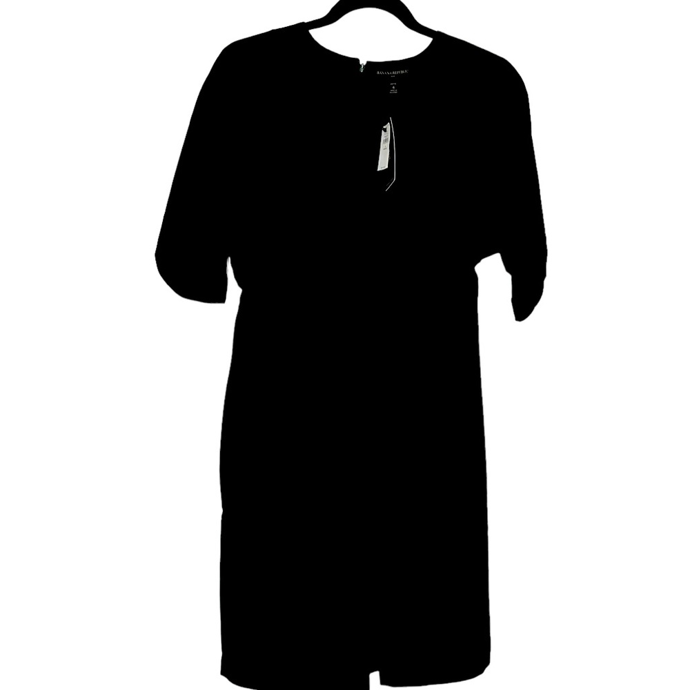 Banana Republic Little Black Dress with V-neck back, Size 6P, NWT